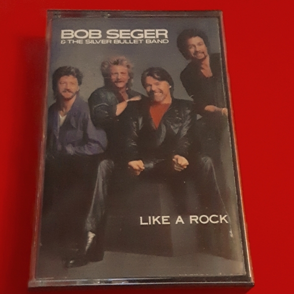 Bob Seger & The Silver Bullet Band Like A Rock Cassette Tape 1986 - Picture 1 of 6